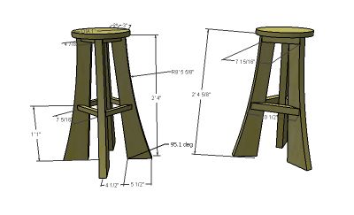 Flipside Barstool Plans